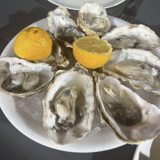 Oyster on peice